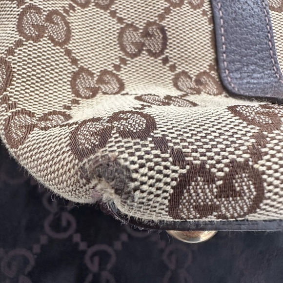 Gucci Handbag GG Canvas 141471 Brown Beige Champagne Women's - Picture 2 of 15